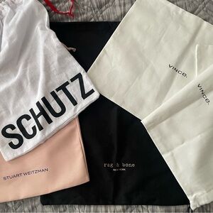 • Designer dustbag bundle (Rag & Bone, Schutz, Stuart Weitzman, Vince)